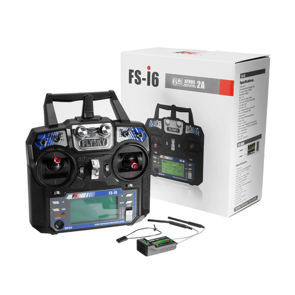 FlySky-FS-i6-24G-6CH-AFHDS-RC-Funkfernbedienung-mit-FS-iA6B-Empfaumlnger-fuumlr-RC-FPV-Drohnen-Ingen-983537-12